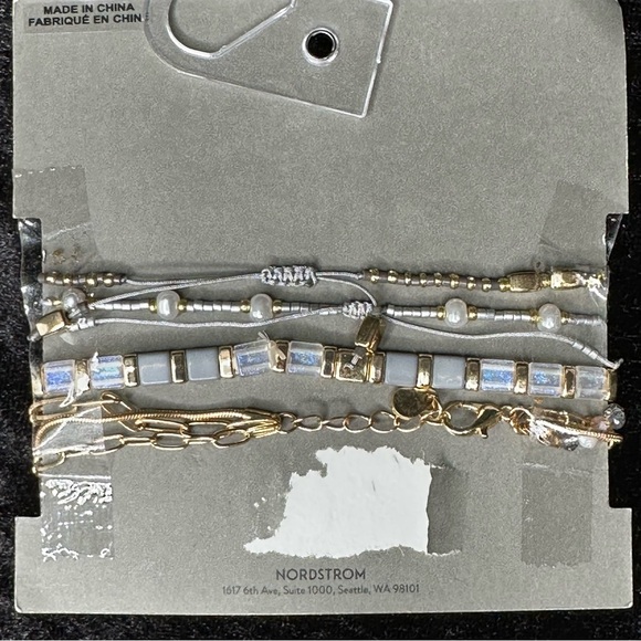 Nordstrom Rack Gold and Gray Bracelet Collection - Picture 4 of 5